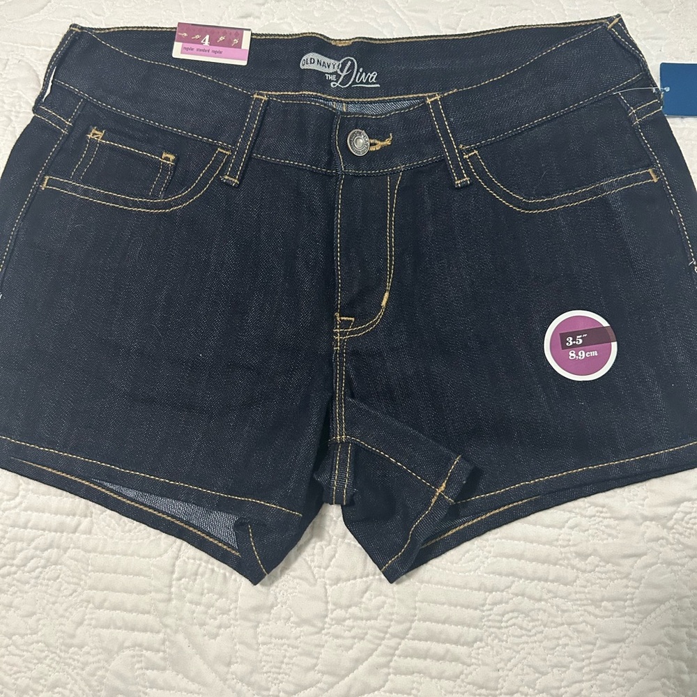 Old Navy Women's Navy Jean Shorts